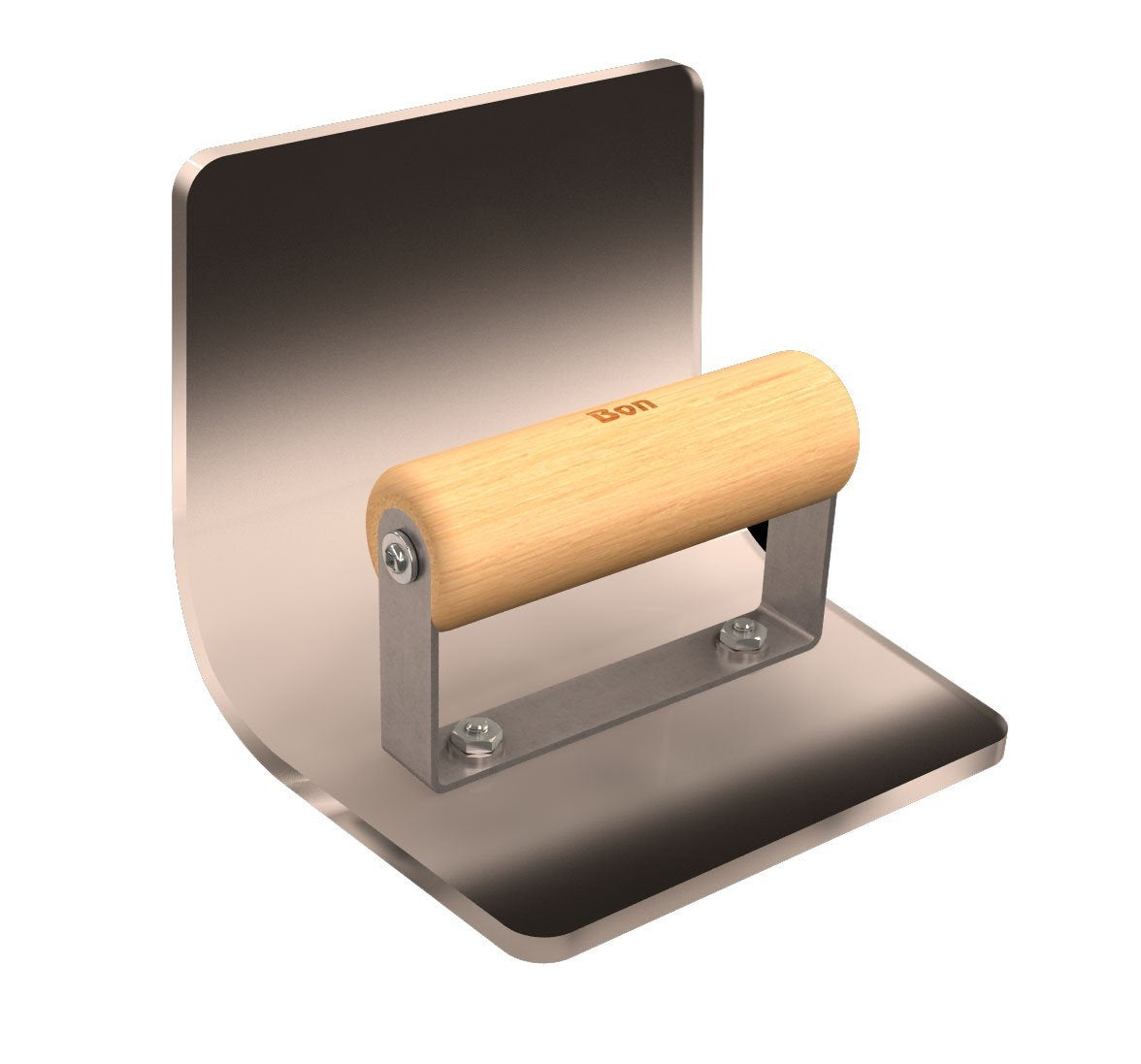 PLEXIGLASS INSIDE STEP TOOL - 6" X 5" - 1 1/2" RADIUS WOOD HANDLE